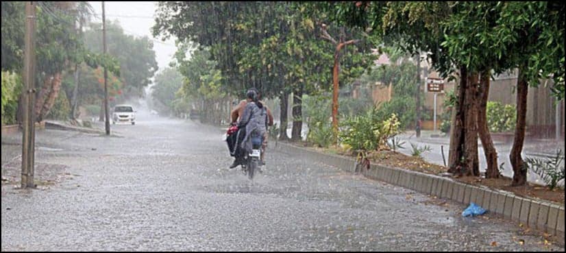 Rain hits different parts of country as PMD forecast more showers