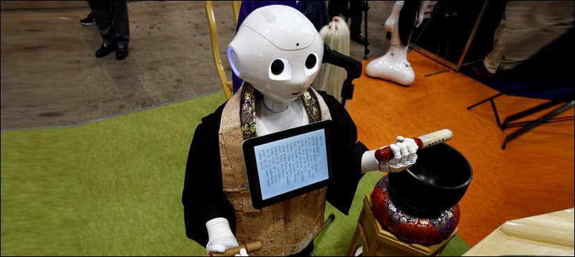 In Japan, robot-for-hire programed to perform Buddhist funeral rites