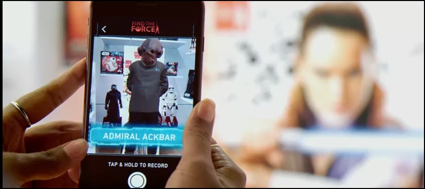 Disney taps augmented reality for 'Star Wars' toy event