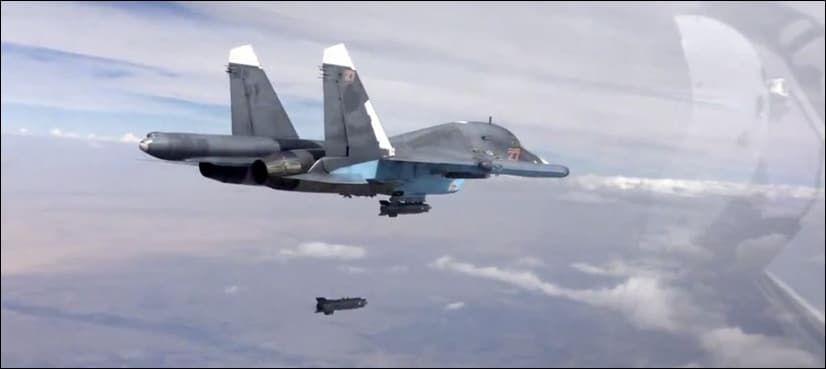 Russian strike kills 34 civilians in Syria