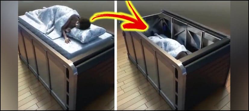 WATCH: This earthquake-proof bed ‘swallows’ you and saves your life