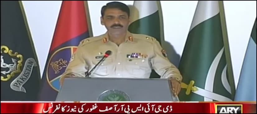 No terrorist network exists in Pakistan, says DG ISPR