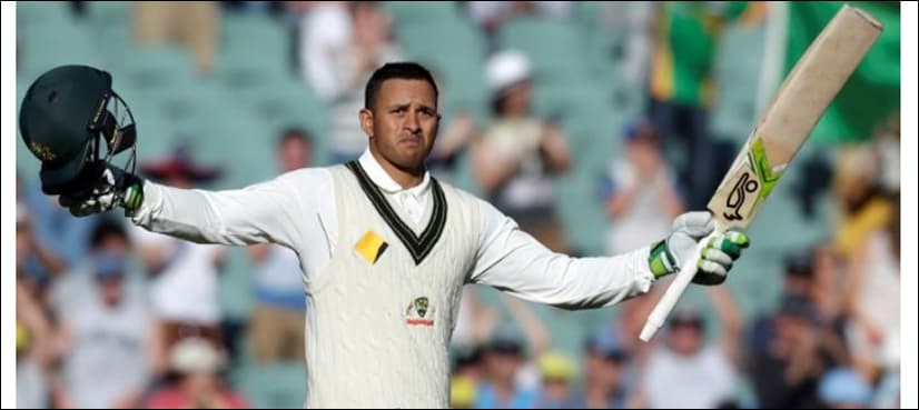Australia's Usman Khawaja goes into bat for Warner