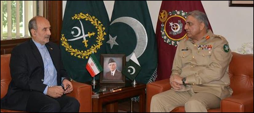 Gen Bajwa, Iranian ambassador discuss regional security
