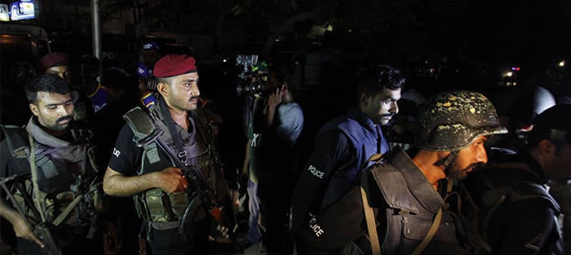 Four suspected militants shot dead in Karachi shootout