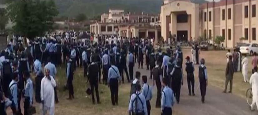 Classes resume at QAU amid students' protest