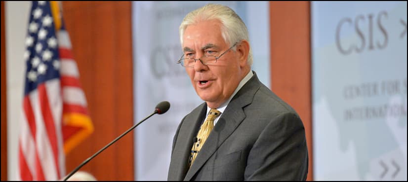 US concerned about stability of Pakistan's government: Rex Tillerson