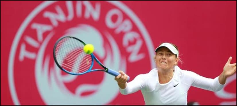Sharapova wins first WTA title since return from ban
