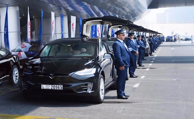 Dubai introduces all-electric Tesla taxis