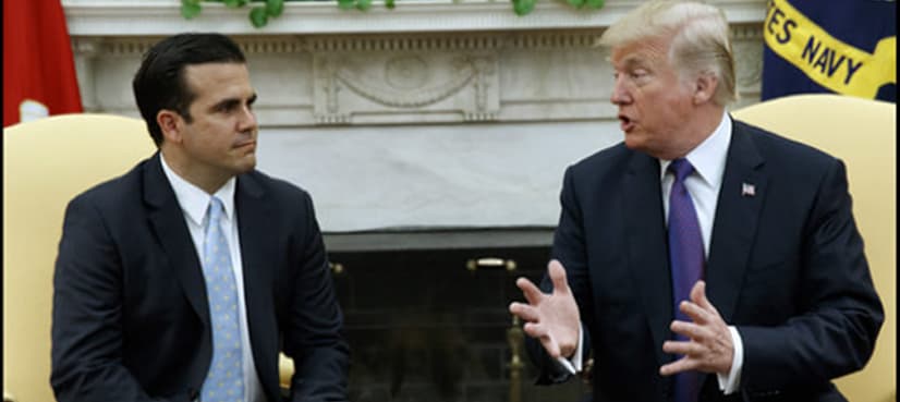 Trump gives self 10/10 for Puerto Rico response