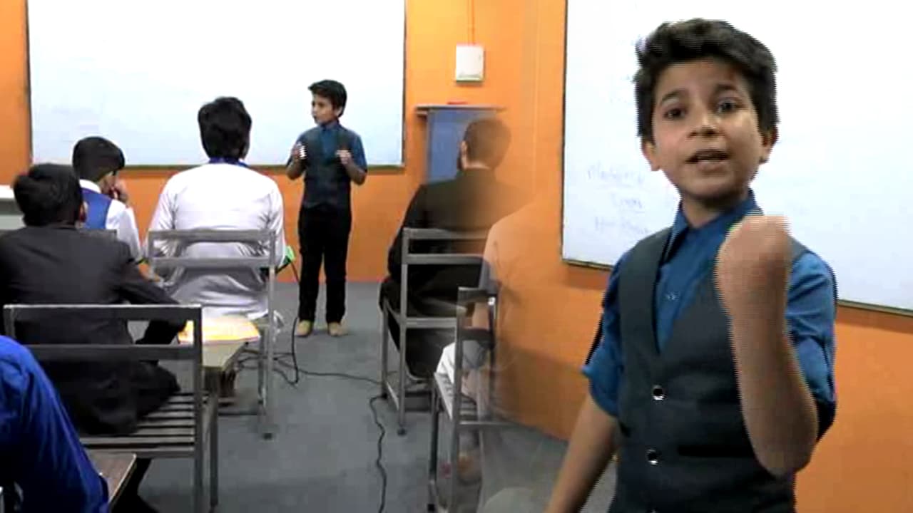 Ever heard of a 10 year old professor? Well, meet one!