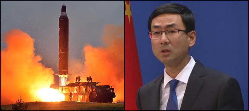 China voices 'grave concern' over N. Korea missile test, urges talks