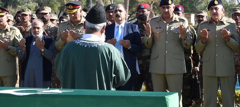 Pak Army martyr Major Ishaq laid to rest with full military honours