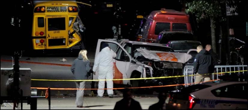 New York attacker linked to IS, 'radicalized domestically'
