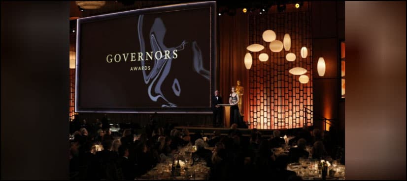 Hollywood puts scandal aside for a night at the honorary Oscars