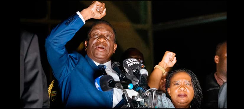 Zimbabwe's next leader says post-Mugabe era is 'full democracy'