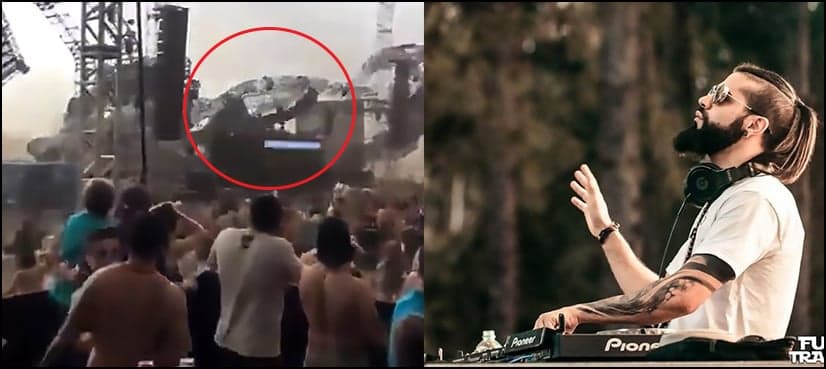 VIDEO: DJ killed as storm causes stage collapse during music festival