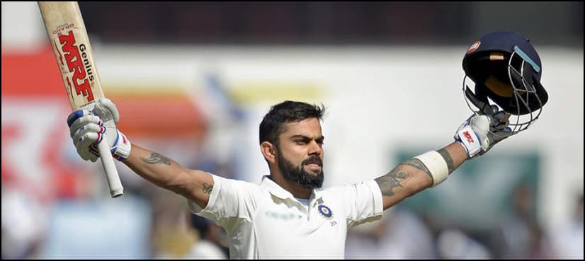Kohli double century powers India to 500-5 in third Test