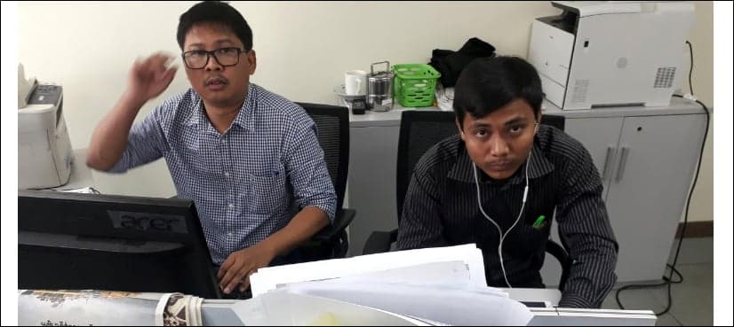 After Reuters arrests, some Myanmar reporters fear 'it could've been me'
