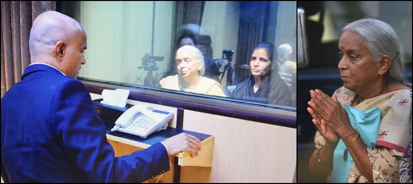 Jadhav's mother thanks Pakistan govt for allowing meeting with son