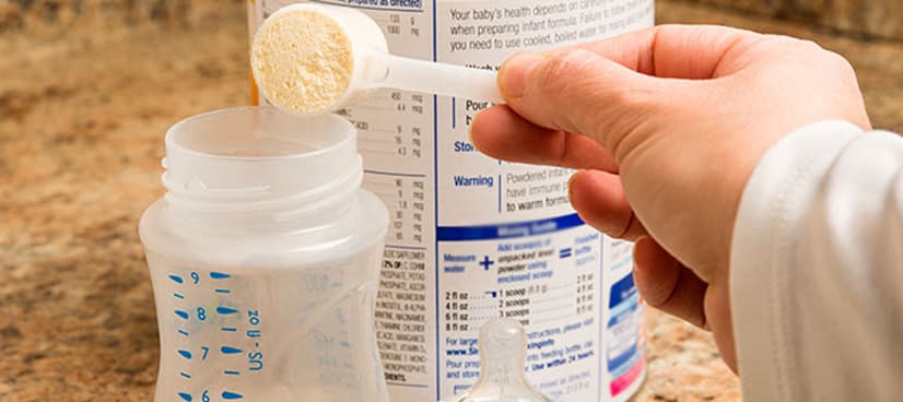 Baby milk recalled from site linked to salmonella