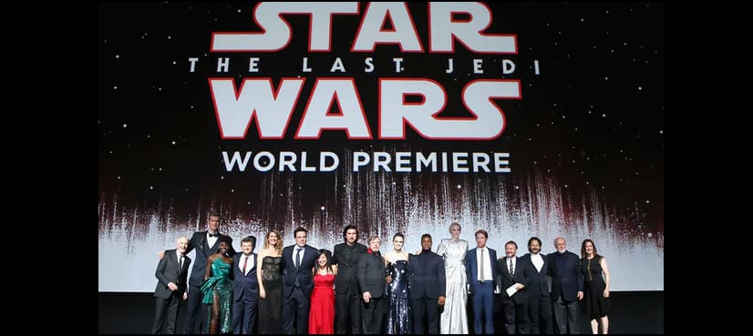 The hype reawakens: 'Star Wars' stages 'Last Jedi' premiere