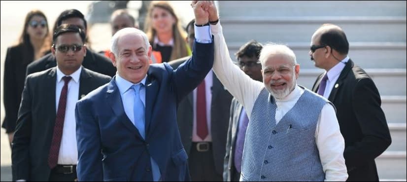 Netanyahu hails new era in ties with India