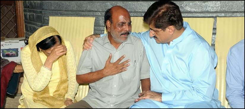 Eight policemen arrested as CM Sindh assures justice in Intizar's murder
