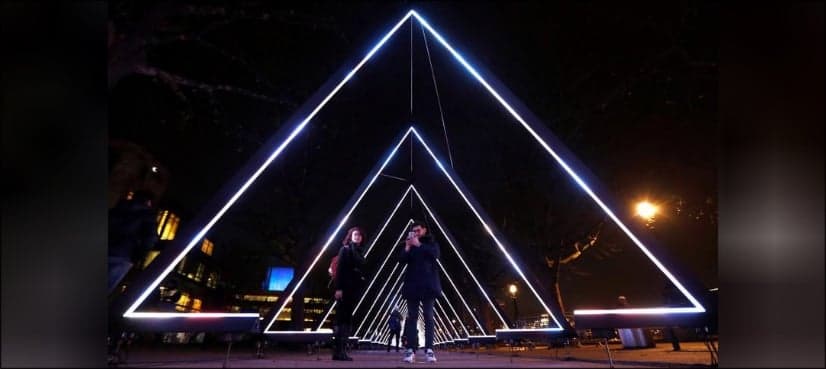 Bright lights, big city: Light art festival takes to London's streets