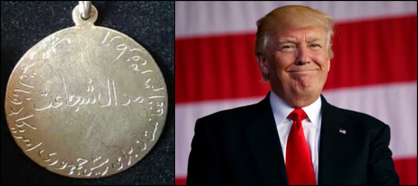 Trump gets a ‘Medal of Bravery’ for attacking Pakistan