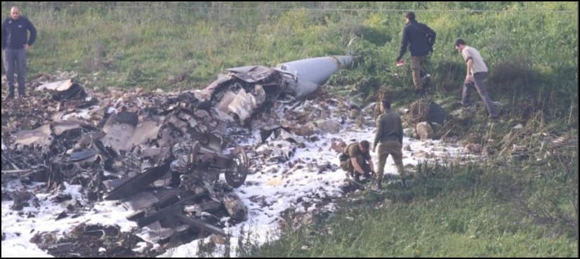 Israel intercepts Iranian drone, jet shot down by Syria