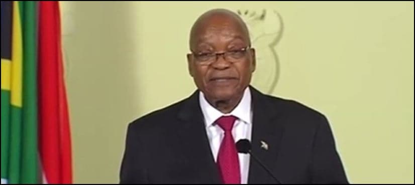 South African President Jacob Zuma resigns after pressure from party