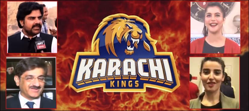 Celebrities, politicians back Karachi Kings for PSL title