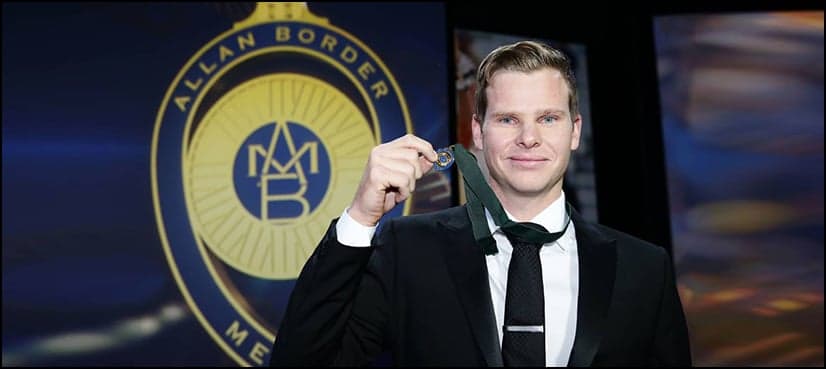 Steve Smith wins Australia's Allan Border Medal