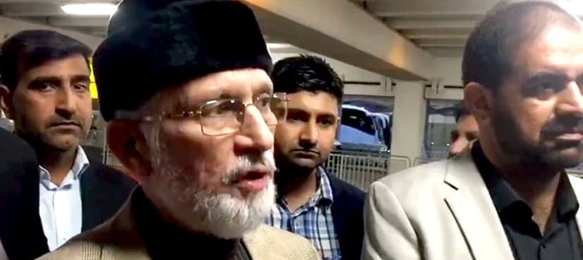 PAT chief Tahirul Qadri departs for London