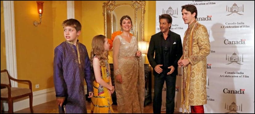 Justin Trudeau meets Bollywood celebrities