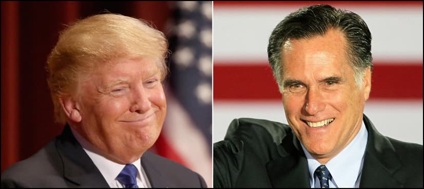 Trump and his fiercest critic Romney friends again – on Twitter