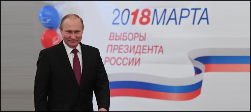 Putin easily wins another six-year term, firms grip on Russia