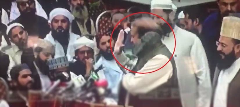 Shoe hurled at former prime minister Nawaz Sharif in Lahore