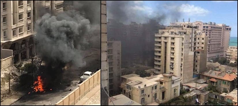 Bombing kills two in Egypt's Alexandria, targets security chief