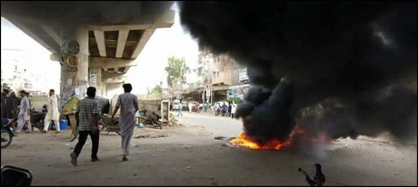 JI protests against power load shedding in Karachi