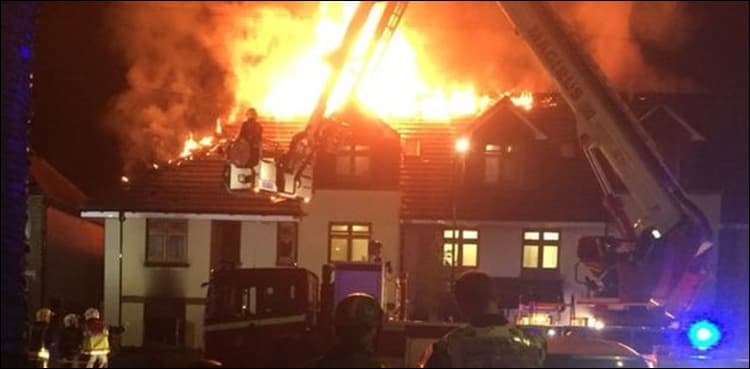 Woman dies in fire at care home in northeast London