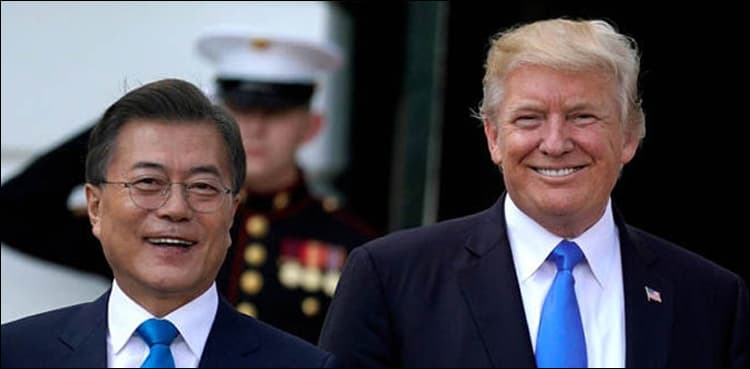 Trump, Moon discuss North Korea's threat to scrap summit
