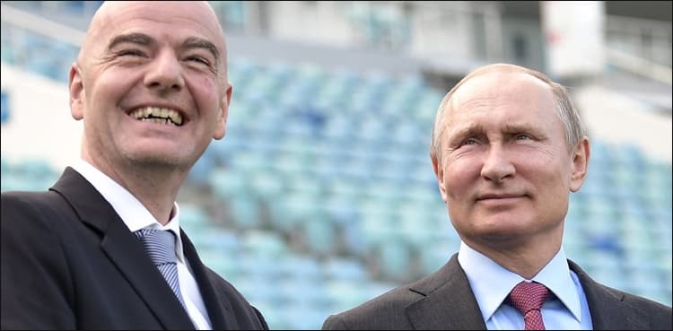 Russia hosts World Cup in heat of battle with West