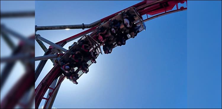 Roller coaster stops mid-ride in Japan; people hang upside down for 2 hours