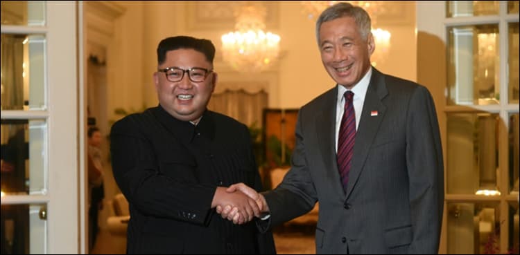 North Korea's Kim in Singapore for historic Trump summit