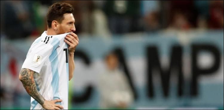 Stressed Messi enduring a World Cup of nightmares