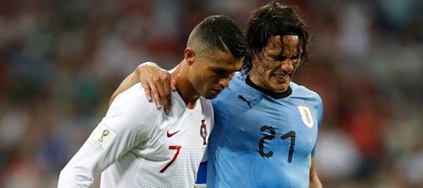 Uruguay beat Cristiano Ronaldo's Portugal in World Cup last 16