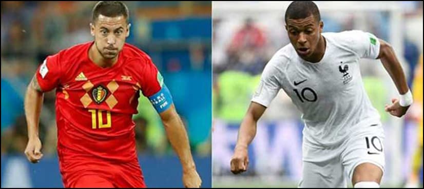 France and Belgium fight it out for World Cup final place