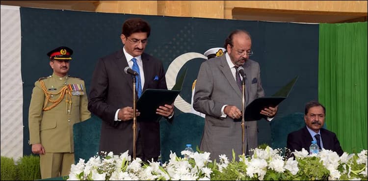 Murad Shah sworn in as Sindh chief minister